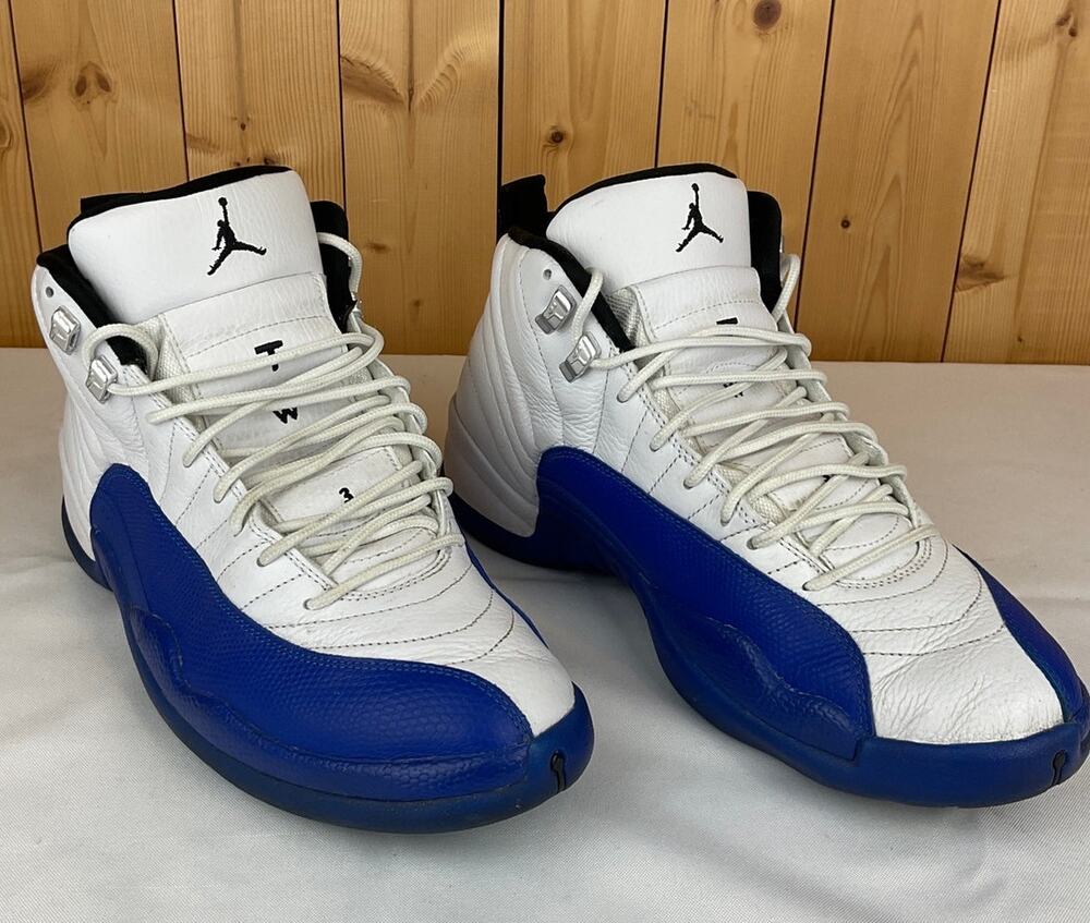 Air Jordan 12 Retro Blueberry Size 11 WHT/Royal